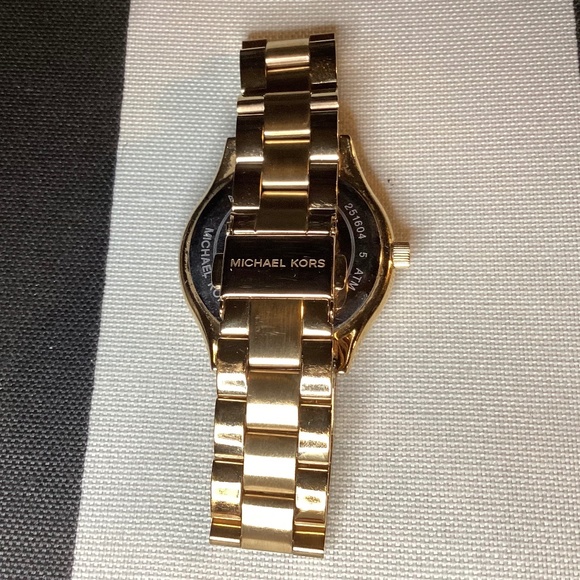 Michael Kors Gold-tone Mini Slim Runway Women’s Watch MK-3512 - Picture 6 of 12